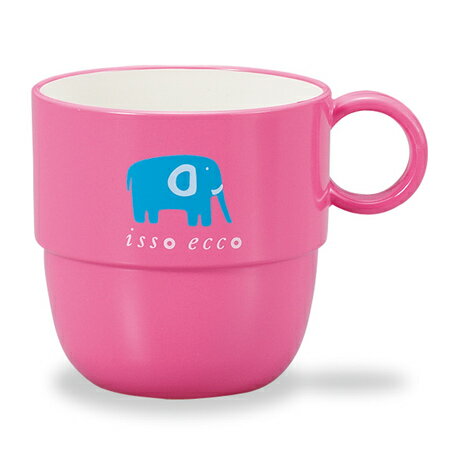 樂天商城 - コップ マグカップ isso ecco Animal S アニマル柄 食器 [ピンク] ( プラコップ 子供用 プラスチック製 食洗機対応 軽い 割れにくい レンジ対応 カップ マグ 子供用コップ 日本製 プラスチック製 キッズ用食器 ) 一人暮らし【北海道・沖縄・離島配送不可】