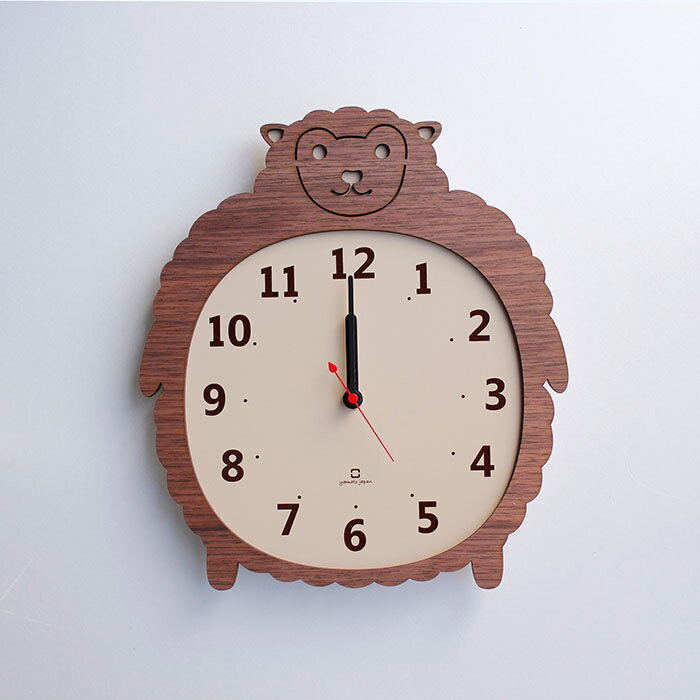 樂天商城 - ヤマト工芸 CLOCK ZOO ヒツジ 羊 YK14-003 壁掛け時計 アニマル動物 子供部屋 シンプル モダン おしゃれ かわいい 掛け時計 掛時計 ウォールクロック CLOCK 時計 日本製 一人暮らし ひとり 一人 二人暮らし【北海道・沖縄・離島配送不可】