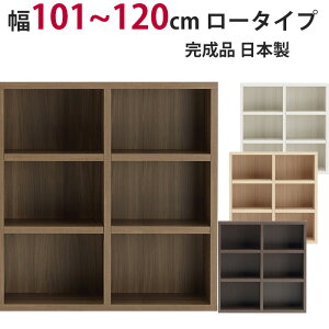本棚 セミオーダー ストロングシェルフ(ラチス型) ロータイプ 幅101~120cm 完成品 ラック A4収納 A4サイズ コミック 漫画 収納 多目的 ラック シェルフ おしゃれ 楽天 インテリア