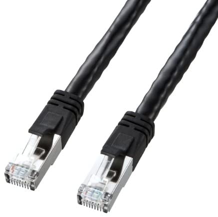 【ポイント2倍】 【クーポン付】 サンワサプライ PoE CAT6 LANケーブル 3m ブラック KB-T6POE-03BK 送料無料