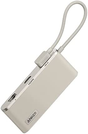 アンカー Anker 655 USB-C ハブ (8-in-1) 10Gbps 高速データ転送 USB-Aポート 100W USB Power Delivery対応 USB-Cポート 4K HDMIポート 1Gbps イーサネットポート microSD&SDカード スロット 3.5 mm オーディオジャック 搭載 MacBook Pro/Air他 (ベージュ) 送料無料