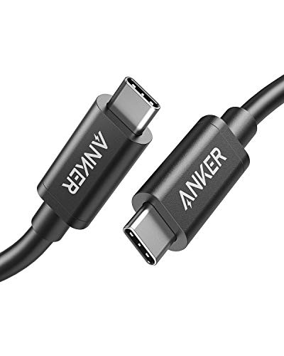 【200円引クーポン付】 アンカー Anker USB-C & USB-C Thunderbolt 3 ケーブル (0.5m / 40Gbps / 高速データ転送 / 4K対応 / 5K対応】MacBook/iPad Pro/iPad Air 送料無料