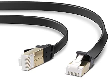 Rakuten - 【ポイント2倍】 【クーポン付】 エレコム LANケーブル Cat7 爪折れ防止 フラット 10m ブラック ECLD-TWSFT/BK10 送料無料