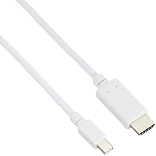 【ポイント2倍】 【クーポン付】 エレコム Mini DisplayPort (オス) - HDMI (オス) 変換ケーブル 2m ホワイト 送料無料
