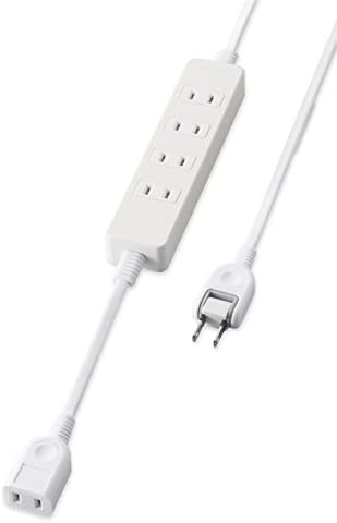 Rakuten - 【ポイント2倍】 【クーポン付】 エレコム 電源タップ 独立差込口付き 4個口 + 1個口 1.5m ほこりシャッター ホワイト T-ADR5-2515WH 送料無料