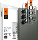 【200円引クーポン付】 Spigen EZ Fit Optik Pro カメラフィルム Galaxy S23 Ultra シュピゲン 用 貼り付けキット付き ギャラクシー S23 Ultra 対応 レンズ保護フィルム グリーン 2セット 送料無料
