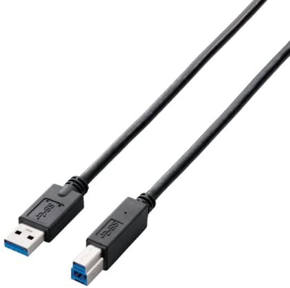 Rakuten - 【ポイント2倍】 【クーポン付】 エレコム USBケーブル B USB3.0 (USB A オス to USB B オス) スタンダード 0.5m ブラック 送料無料