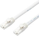 【200円引クーポン付】 エレコム LANケーブル CAT6A対応 5m 爪折れ防止 簡易パッケージ EU RoHS指令準拠 ヨリ線 ホワイト 送料無料