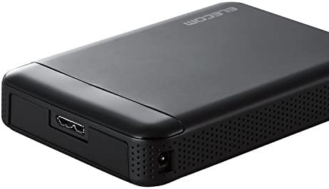 【ポイント2倍】 【1,000円クーポン付】 HDD エレコム HDD 外付けハードディスク 1TB ビデオカメラから直接保存 衝撃吸収インナーフレーム ELP-EDV010UBK 送料無料