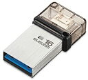 【ポイント2倍】 【200円引クーポン付】 エレコム USBメモリ 16GB USB3.0 USB3.1 OTG対応 microBコネクタ対応 シルバー 送料無...