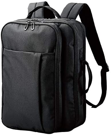 【200円引クーポン付】 エレコム キャリングバッグ ビジネスバックパック 2way 15.6インチ ブラック BM-BSBPBK 送料無料