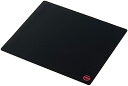 【200円引クーポン付】 エレコム ゲーミングマウスパッド 46×40 裏面天然ラバー 超ワイド 中目クロス ブラック MP-G08BK 送料無料
