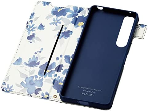 Rakuten - 【ポイント2倍】 【クーポン付】 エレコム Xperia 1 IV (SO-51C / SOG06) ケース カバー レザー 手帳型 マグネット付きフラップ 花柄 送料無料