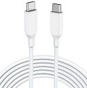 【ポイント2倍】 【200円引クーポン付】 アンカー Anker PowerLine III USB-C & USB-C 2.0 ケーブル (3.0m ホワイト...