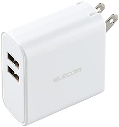エレコム 充電器 USB コンセント 合計24W 2ポート USB-A 折りたたみ式プラグ 2台同時充電 おまかせ充電対応 送料無料 エレコム 充電器 USB コンセント 合計24W 2ポート USB-A 折りたたみ式プラグ 2台同時充電 おまかせ充電対応 送料無料
