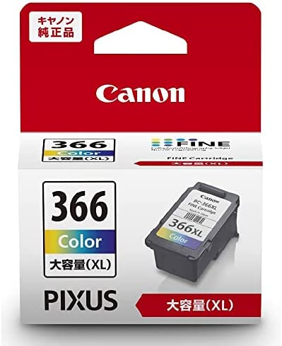 Rakuten - 【ポイント2倍】 【クーポン付】 キヤノン Canon 純正 インクカートリッジ BC-366XL 3色カラー 大容量タイプ BC-366XL 送料無料