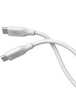 【200円引クーポン付】 CIO 柔らかいシリコンケーブル C to C(Type-C/USB-C) 100W USB PD 急速 充電ケーブル 絡まない iP...