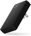 【200円引クーポン付】 CIO NovaPort SLIM 65W PD 薄型 充電器 2ポート 14mm GaN Type-C 高出力 小型 急速充電器 タ...