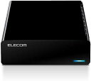 【1,000円クーポン付】 エレコム 外付けハードディスク HDD 6TB テレビ録画 PC ファンレス設計 静音 縦置き/横置き ブラック