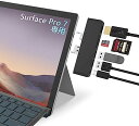 【200円引クーポン付】 Surface Pro 7 USB ハブ 6-in-1 Surface Pro 7 ハブ 4K@30Hz HDMIポート + 2個