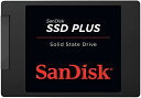 【1,000円クーポン付】 SanDisk サンディスク 内蔵 SSD PLUS 2TB 2.5インチ SATA (読み出し最大 535MB/s 書込み最大(2)