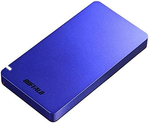 【200円引クーポン付】 バッファロー SSD-PGM480U3-L USB3.2(Gen2) ポータブルSSD 480GB ブルー