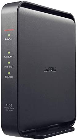 BUFFALO WiFi 無線LAN ルーター WSR-1166DHPL/N 11ac ac1200 866+300Mbps＜店内2点以上お買上げでさらに200円引クーポン進呈＞ こんな方におすすめIPv6回線を契約している方、リーズナブルなルーターをお探しの方MU-MIMO対応している複数端末と同時通信が可能だから、たくさんつないでも快適な通信が可能ビームフォーミング端末をめがけて電波を送信。安定した通信を実現インターフェース(無線)11ac/n/a/g/b (有線)Gigaサイズ・重量55×159×130mm(幅×高さ×奥行)(付属品および突起物を除く)、約256g