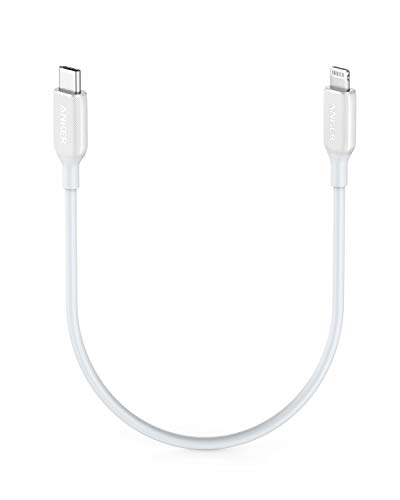 【200円引クーポン付】 アンカー Anker PowerLine III USB-C ライトニング ケーブル MFi認証 USB PD対応 急速充電 iPhone 14 / 13 / 12 / SE(第3世代) 各種対応 (0.3m ホワイト) 送料無料