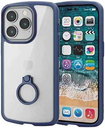 Rakuten - 【ポイント2倍】 【クーポン付】 エレコム iPhone 14 Pro ケース カバー リング付き アイフォン 耐衝撃 衝撃吸収 [高硬度+衝撃に強い] TOUGH SLIM 送料無料