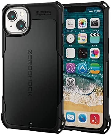 Rakuten - 【ポイント2倍】 【クーポン付】 エレコム iPhone 14 Plus ケース アイフォン カバー 耐衝撃 衝撃吸収 ZEROSHOCK 送料無料