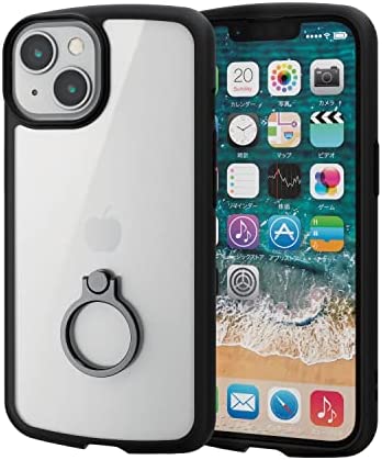 Rakuten - 【ポイント2倍】 【クーポン付】 エレコム iPhone 14 / 13 ケース カバー アイフォン リング付き 耐衝撃 衝撃吸収 TOUGH SLIM LITE 送料無料