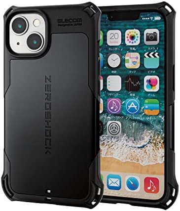 Rakuten - 【ポイント2倍】 【クーポン付】 エレコム iPhone14 / 13 ケース カバー アイフォン ZEROSHOCK 耐衝撃 衝撃吸収 四つ角ダンパー構造 二層構造 送料無料