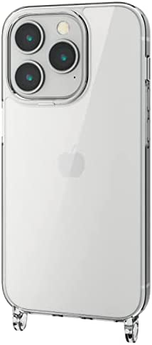 Rakuten - 【ポイント2倍】 【クーポン付】 エレコム iPhone 14 Pro 用 ケース アイフォン スマホショルダーストラップ用ホール付き TPU 耐衝撃 エアークッション 送料無料