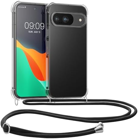 Rakuten - 【ポイント2倍】 【クーポン付】 Pixel 9 / Pixel 9 Pro対応 ケース - ショルダー クリア TPU カバー ストラップ付き - 肩掛け 首掛け 耐衝撃
