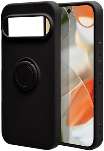 Rakuten - 【ポイント2倍】 【クーポン付】 Pixel 9 Google Pixel 9 Pro 共用 リング付き ソフトケース TPU ブラック 8062P9TPRBK