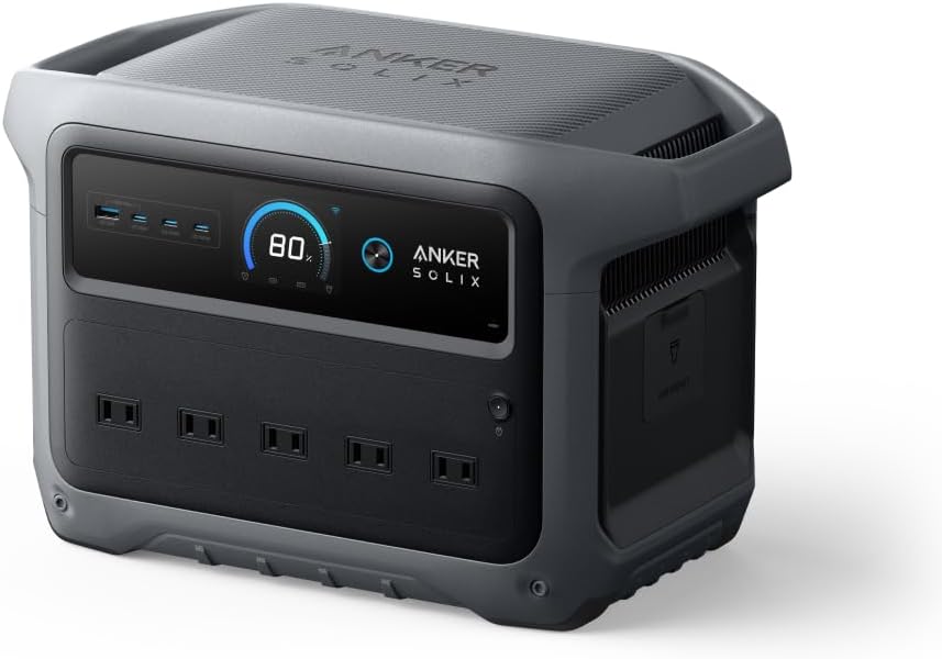 Rakuten - 【ポイント2倍】 【クーポン付】 Solix C1000 Gen 2 Portable Power Station & C1000/C800 防塵 & 防水バッグ (セット)　送料無料