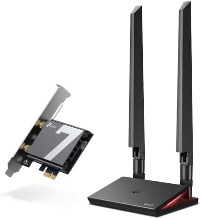 【1,000円クーポン付】 WiFi 7 Bluetooth 5.4 対応 PCIeアダプター Archer TBE550E/A