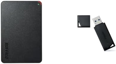 【ポイント2倍】 【1,000円引クーポン付】 BUFFALO USB3.1(Gen1)/USB3.0用ポータブルHDD 1TB HD-PCFS1.0U3-BB...