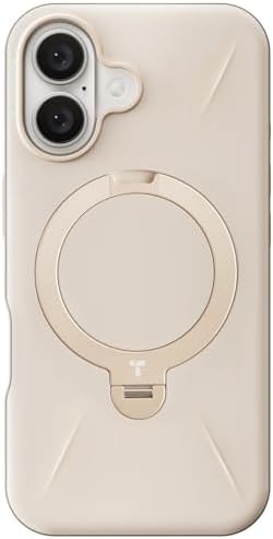 【ポイント2倍】 【クーポン付】 TORRAS iPhone 16 用 ケース MagSafe対応 ゼンマイ式スタンド 米軍MIL規格 耐久性 マグネット搭載 縦横両対応リング 米軍耐衝撃 ストラップホール付き