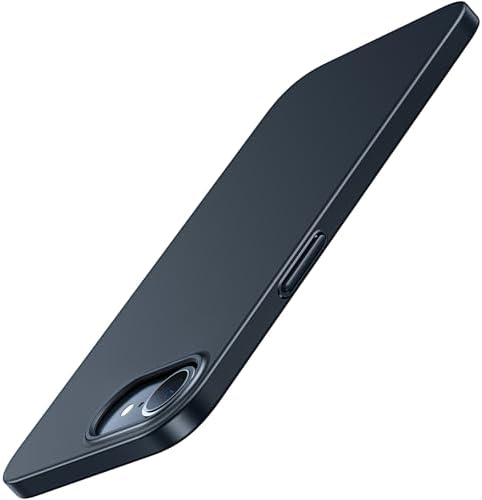   TORRAS iPhone 16e 用 ケース 薄型 シンプル マット質感 さらさら 手触り 日本製PC 指紋防止 擦り傷防止 耐衝撃カバー 6.1インチ 「OriginFit 」ブラック