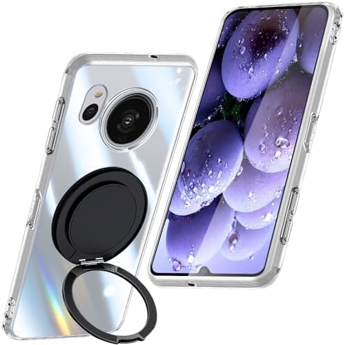 Rakuten - 【ポイント2倍】 【クーポン付】 sense8 ケース クリア マグネット搭載 リング付き TPU センス8 SH-54D SHG11 カバー 専用 リング付き スタンド機能