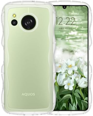 Rakuten - 【ポイント2倍】 【クーポン付】 sense8 ケース SH-54D SHG11 カバー クリア ウェーブ おしゃれ 韓国 可愛い スマホケース 人気 シンプル 滑り止め 薄型 軽量 耐衝撃