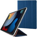 【ポイント2倍】 【200円引クーポン付】エレコム(ELECOM) iPad 10.2 第9/8/7世代 (2021/2020/年) ケース オートスリープ対応 2アングル 背面クリア ソフトレザー ネイビー TB-A19RWVNV