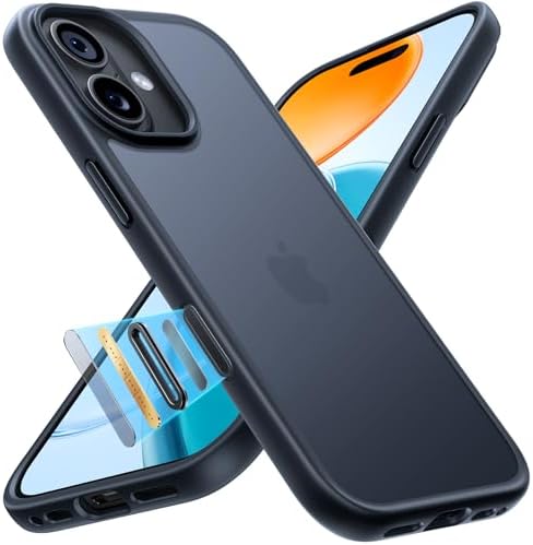 【ポイント2倍】 【クーポン付】 TORRAS For iPhone 17 ケース 耐衝撃 半透明 マット仕上げ 滑り止め 黄ばみ防止 指紋防止 カメラコントロール保護 ストラップホール付き ボタン付属