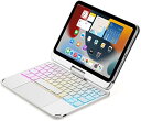 【ポイント2倍】 360°回転 iPad Mini6 キーボードケース タッチパッド搭載 バックライト付き 磁気吸着式 iPad mini 第六世代 8.3イン...