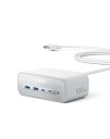 Anker Charging Station (7-in-1, 100W) (USBタップ 電源タップ AC差込口 3口 USB-C 2ポート USB-A 2ポ...