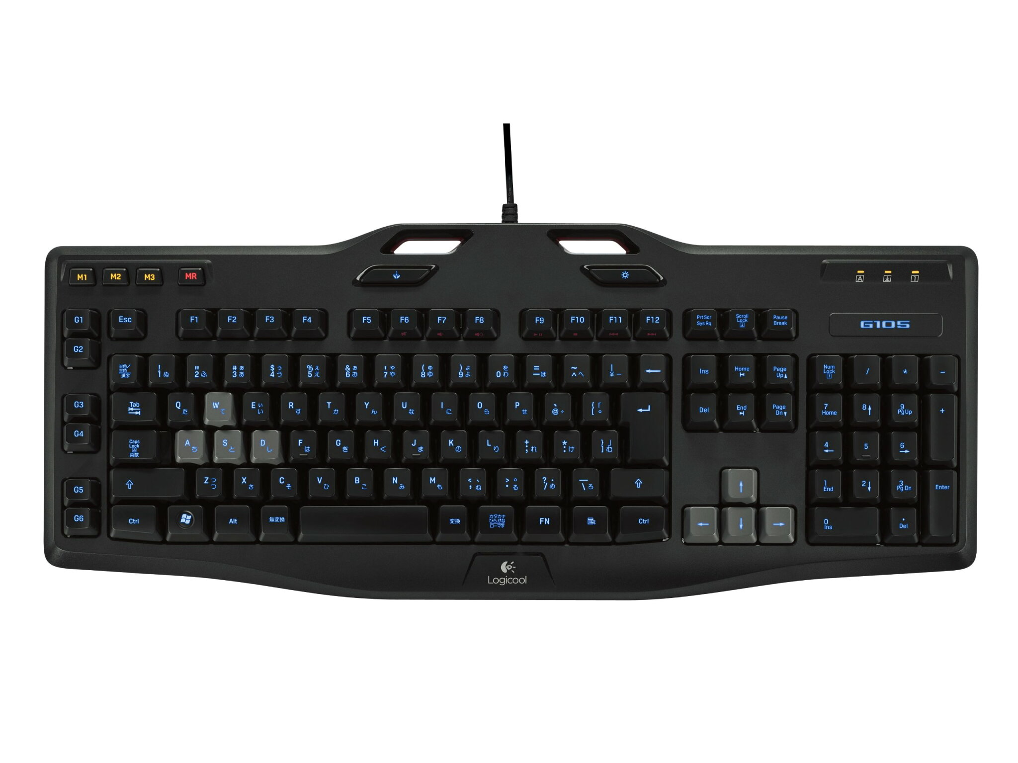 【1,000円クーポン付】 PUBG JAPAN SERIES 2018推奨ギアLOGICOOL ゲーミングキーボード G105