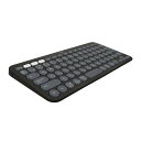 【200円引クーポン付】 セットロジクール ワイヤレスキーボード K380sGR 薄型 軽量 415g ワイヤレス K380s 国内正規品 + Logi Bolt USB レシーバー LBUSB1 国内正規品 ブラック(2)