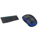 【ポイント2倍】 【200円引クーポン付】 セットロジクール ワイヤレスキーボード K275 ワイヤレス キーボード 無線 薄型 テンキー USB接続 Unifying windows 国内正規品 & ワイヤレスマウス 無線 マウス M185BL 小型 電池寿命最大12ケ月 M185 ブルー 国内正規品