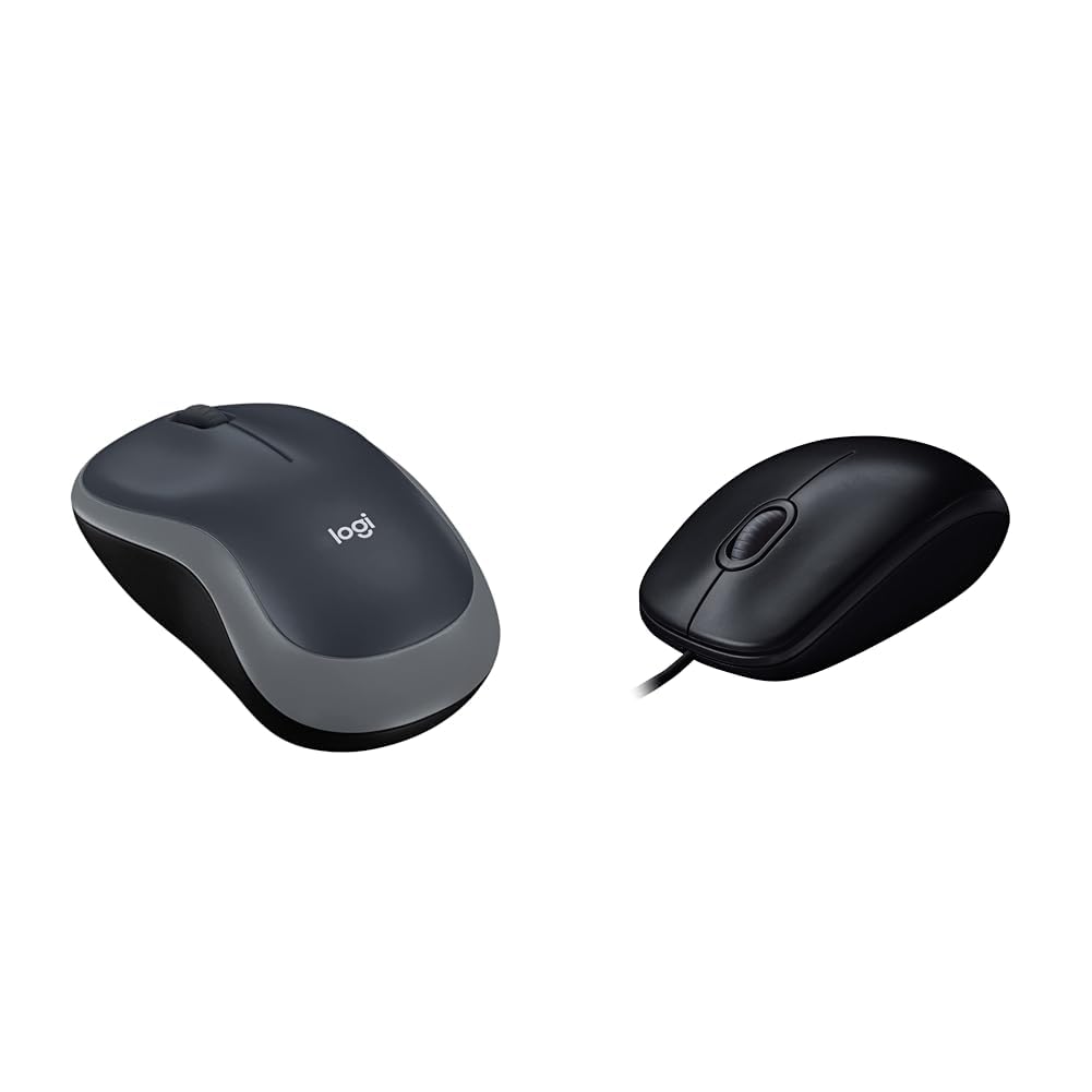 【200円引クーポン付】 セットロジクール ワイヤレスマウス M185CGM185 グレー 国内正規品 + Logicool(ロジクール) 有線 マウス M10...